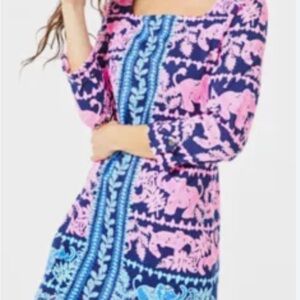 Lilly Pulitzer Bailee Dress In Multi Coral Bay